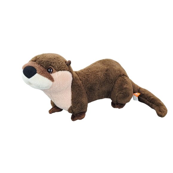 Wild Republic River Otter Plush 15 Inch Cuddlekins Stuffed Animal Soft Realistic - Picture 1 of 13